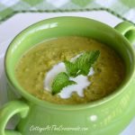 Chilled Minty Spring Soup