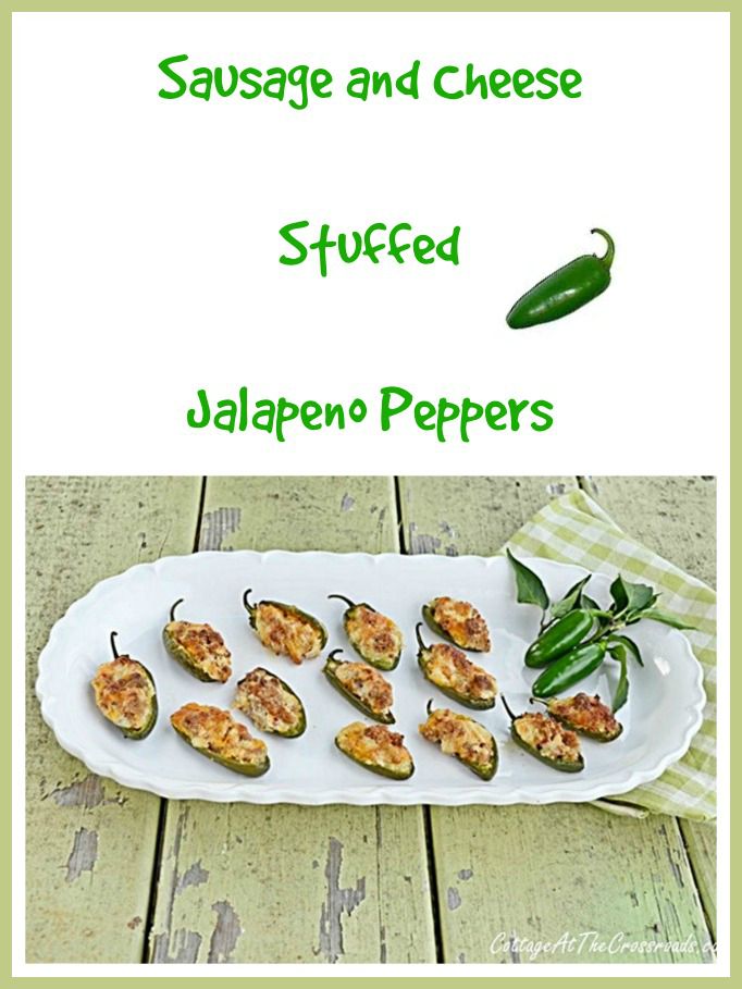 Sausage and Cheese Stuffed Jalapenos
