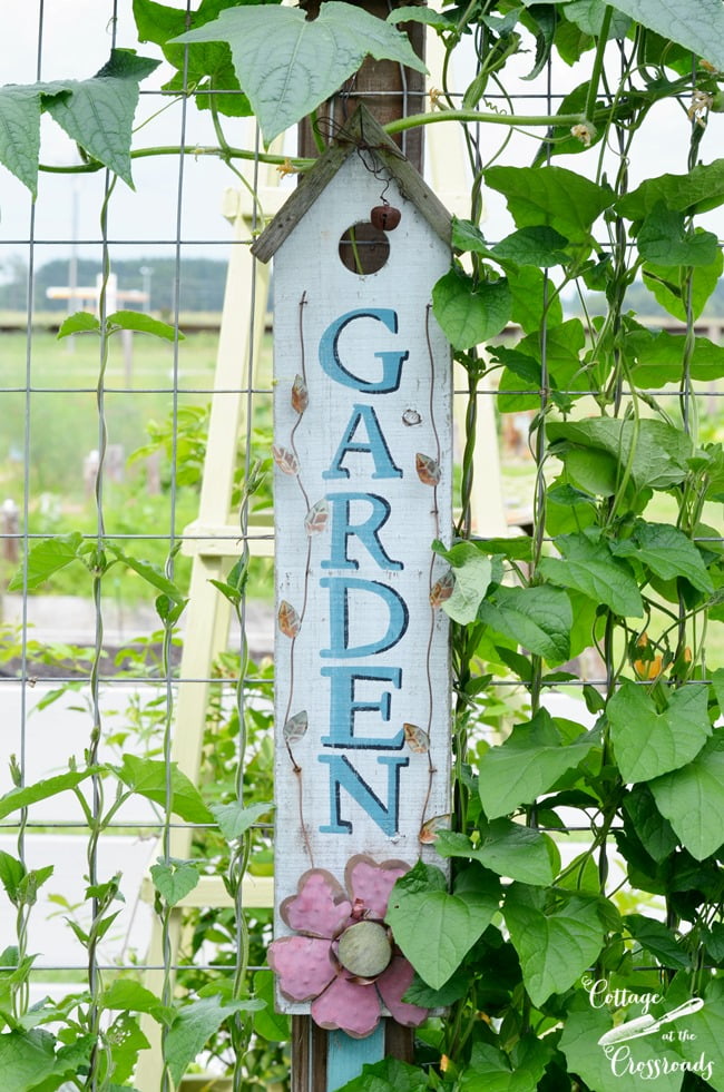 Garden sign | Cottage at the Crossroads