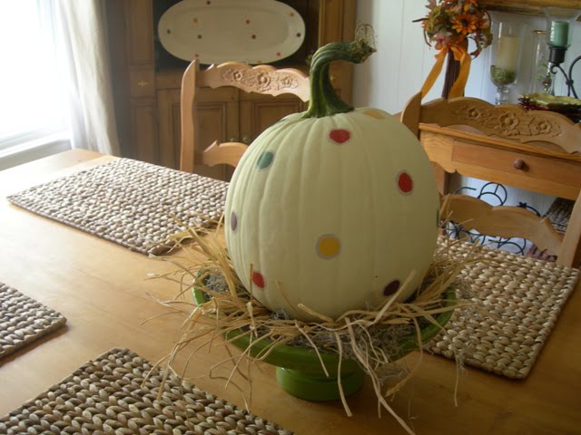 Painted pumpkin