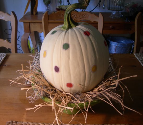 Painted pumpkin 0241