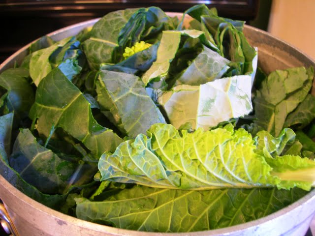 Save the Stems! Southern Collard Greens - Dining With Debbie