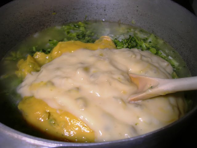 Broccoli cheese soup 023
