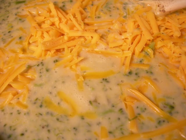 Broccoli cheese soup 030