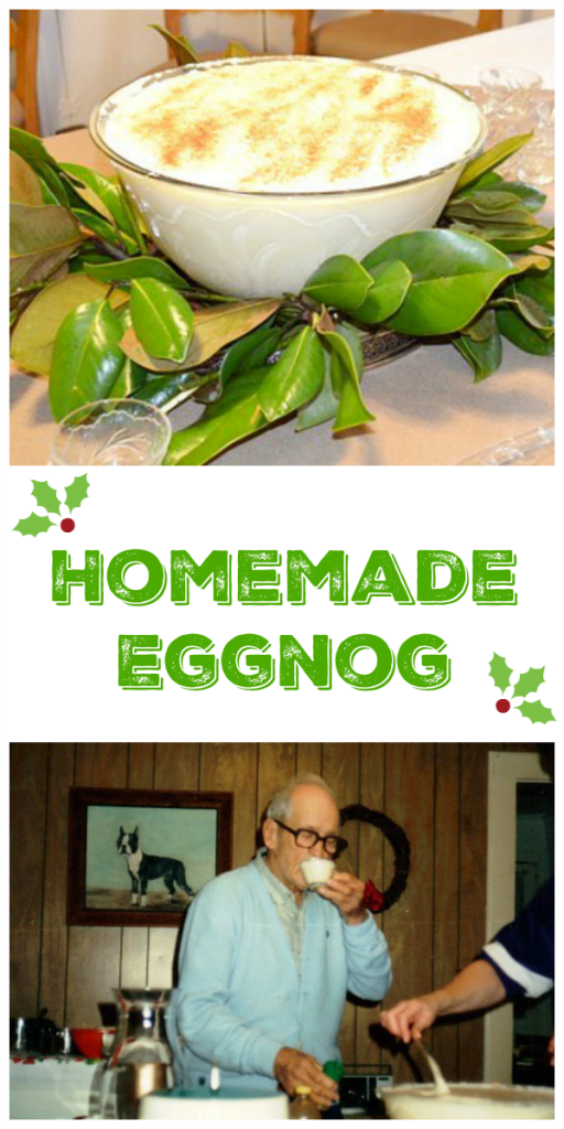 My fathers recipe for homemade eggnog- it's been part of our family's christmas eve celebrations now for over 50 years. A great tradition that we continue every year.