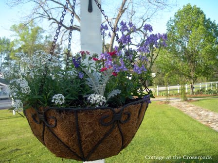 Spring wreath and flowers 022