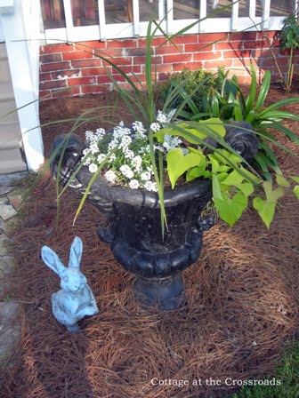 Spring wreath and flowers 030