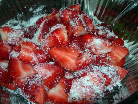 Strawberry Tablescape - A Wonderful Thought