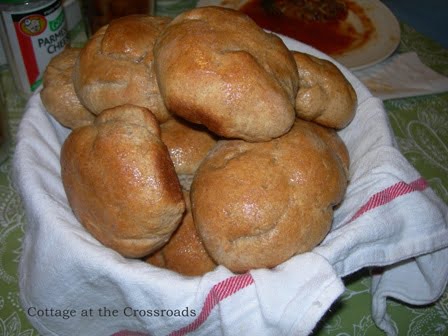 Whole wheat rolls2 010