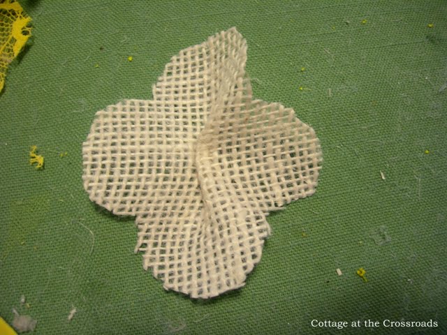Burlap and lace flowers 037