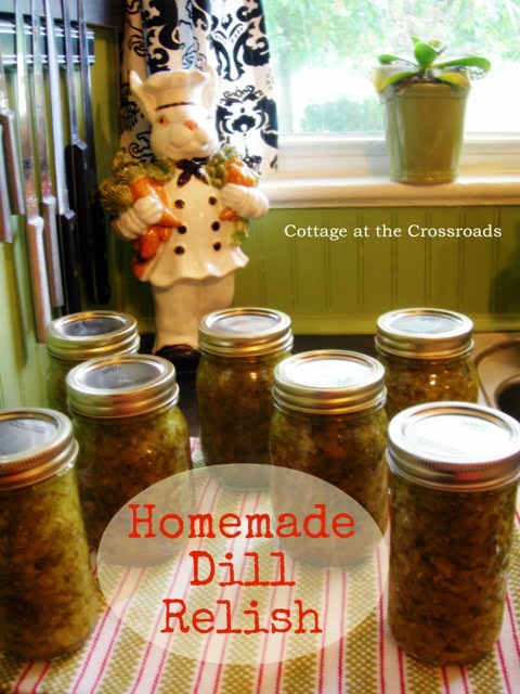 Homemade dill relish | cottage at the crossroads