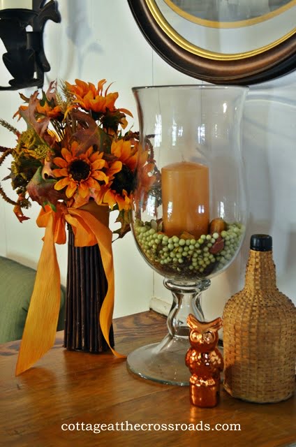 Fall vignette on divider