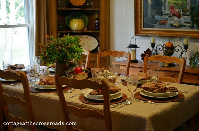 Fall tablescape