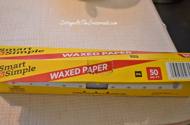 Waxed paper