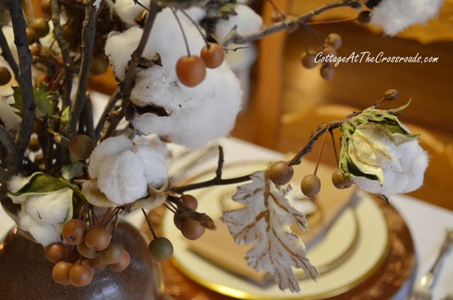 Cotton centerpiece