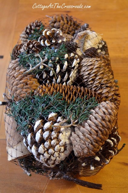 Bag of pinecone potpourri