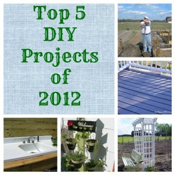 Top 5 diy projects of 2012-cottage at the crossroads