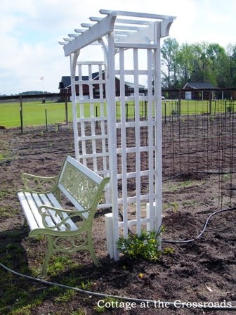 Arbor in the garden