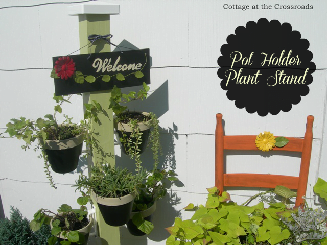 Repurposed plant stand