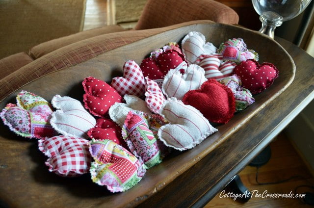 Fabric hearts