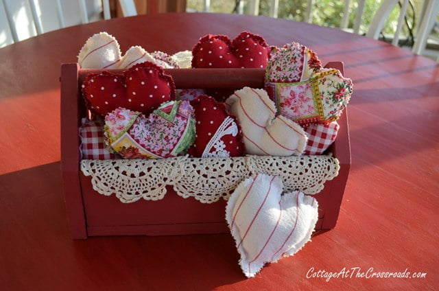 Fabric hearts