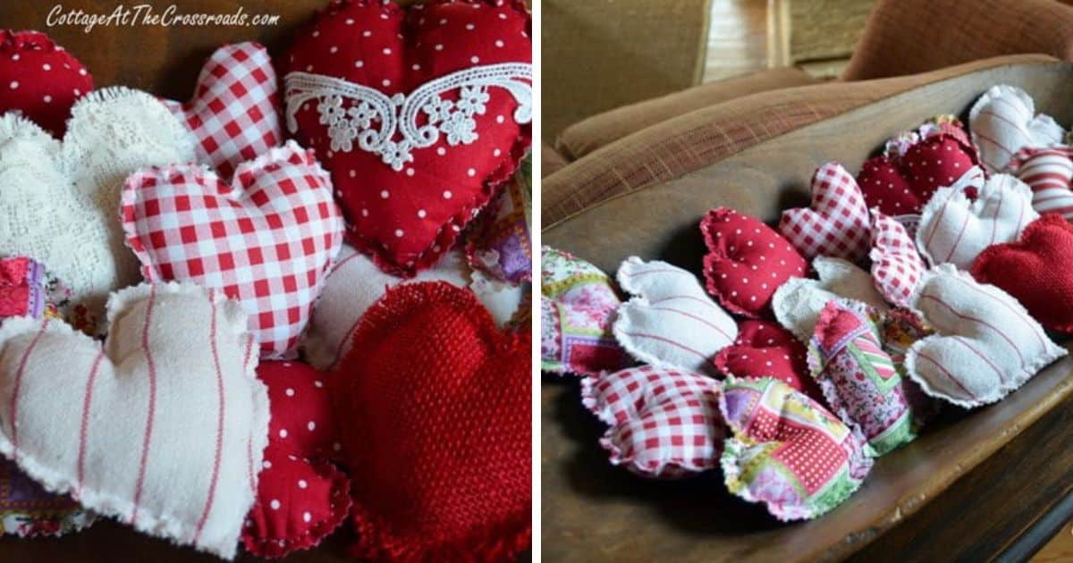 DIY Felt Heart Ornaments - Tutorial - Sew Historically