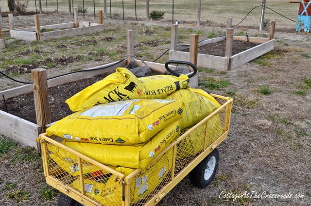 Soil for a raised bed