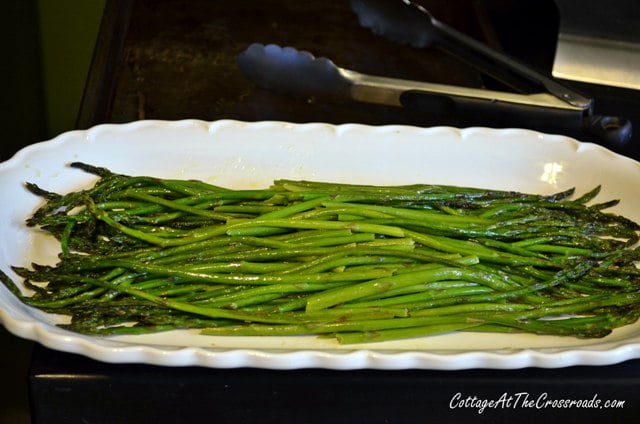 Roasted asparagus