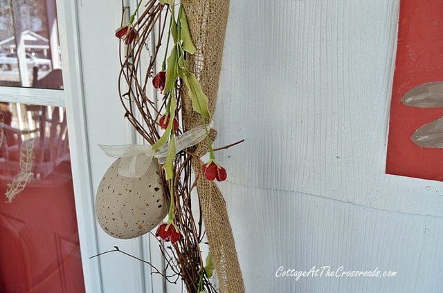 Bunny and painted egg garland