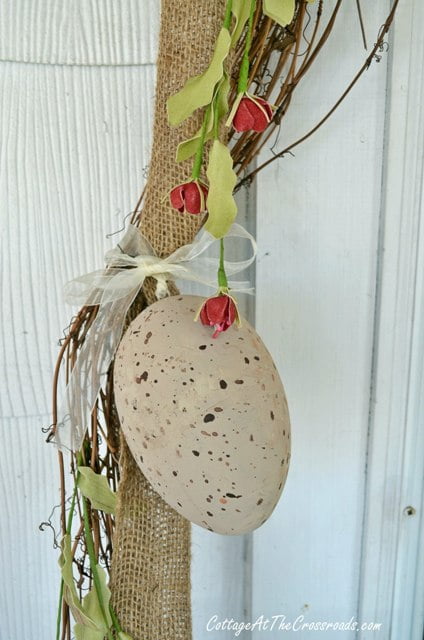 Painted egg garland