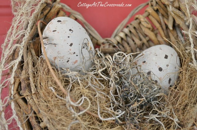 Painted plastic easter eggs