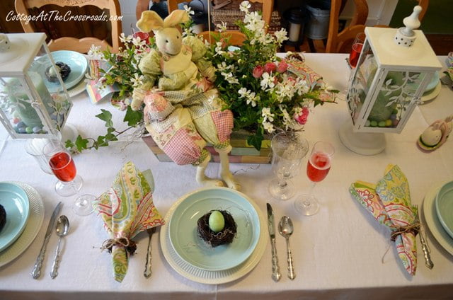 Easter tablescape 2013