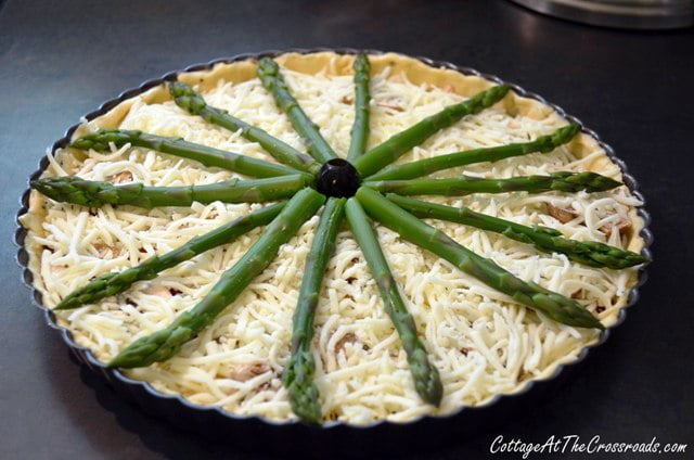 Asparagus tart