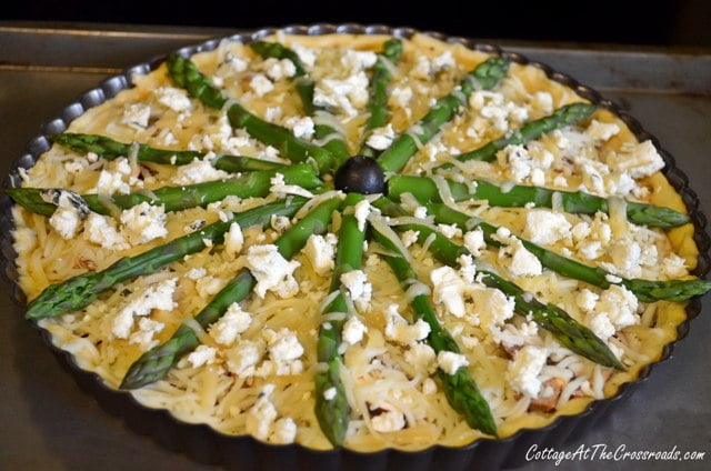 Asparagus tart