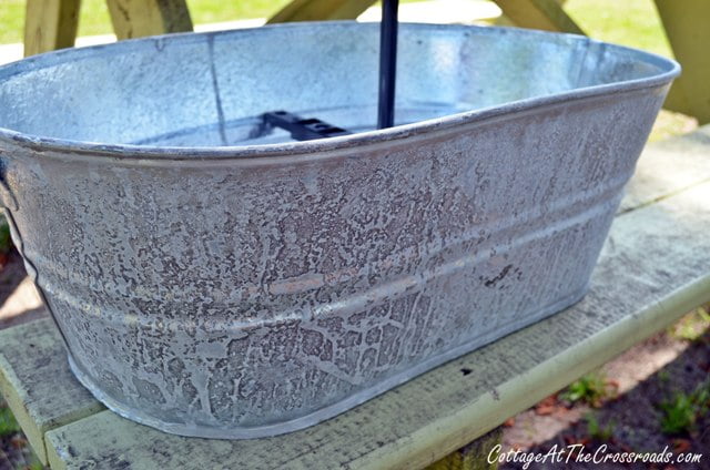 Topsy Turvy Galvanized Buckets - Cottage at the Crossroads