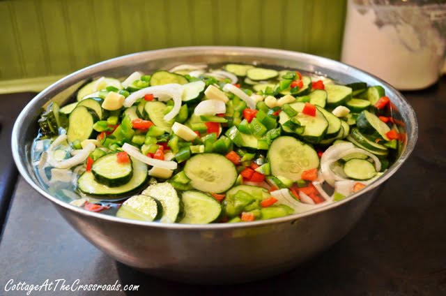 Zesty bread 'n butter pickles