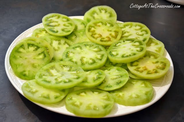 Fried green tomatoes