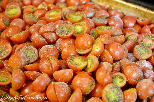 Roasted cherry tomatoes