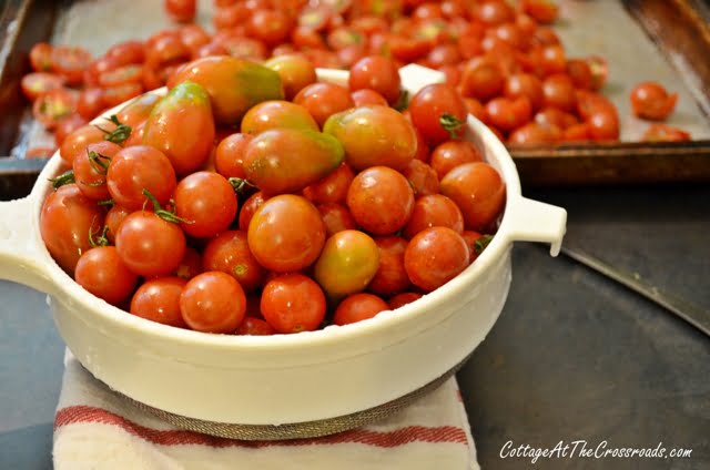 Roasted cherry tomatoes