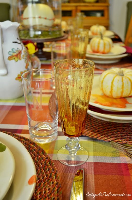 Fall tablescape-autumn welcome