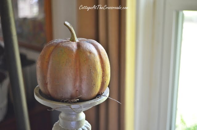 Painting cheap plastic pumpkins