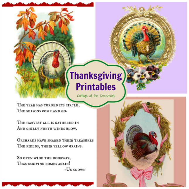 Thanksgiving printables