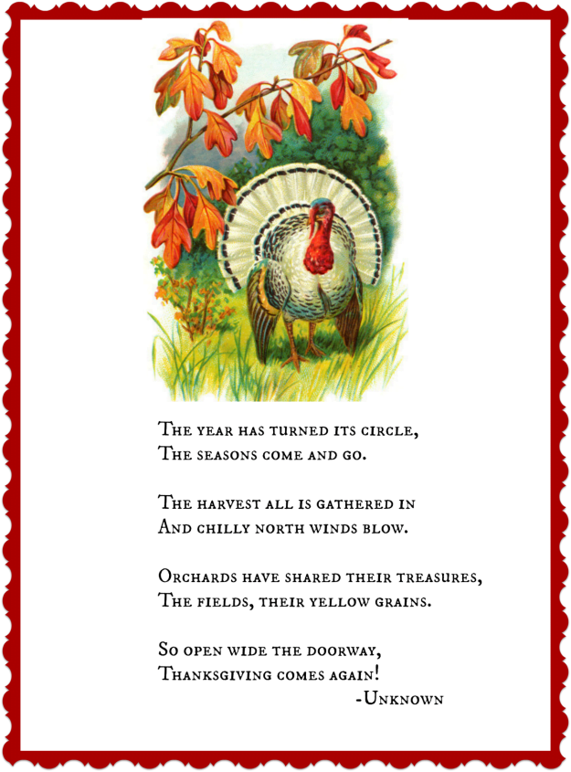 Free Thanksgiving Printables - Cottage at the Crossroads