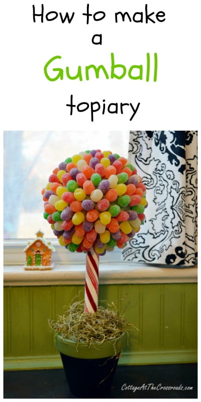 How to make a gumball topiary | cottage at the crossroads