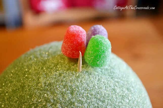 How to make a gumball topiary | cottage at the crossroads