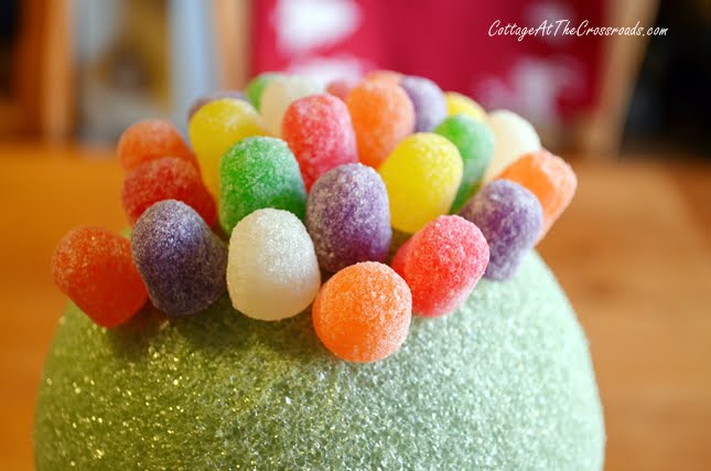 How to make a gumball topiary | cottage at the crossroads