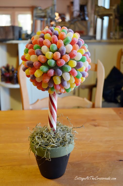 How to make a gumball topiary | cottage at the crossroads