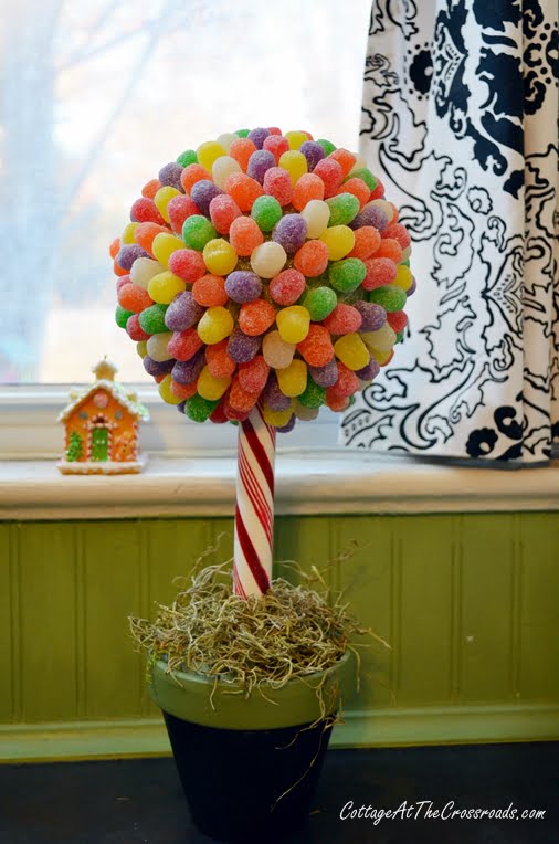 How to make a gumball topiary | cottage at the crossroads