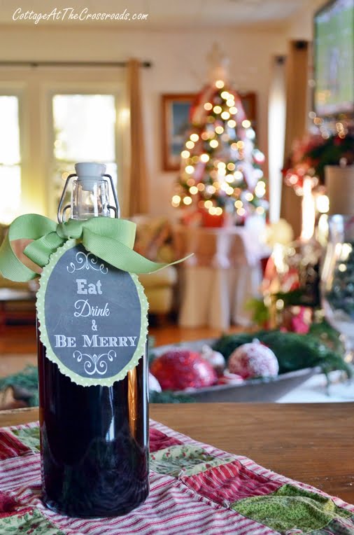 Homemade cinnamon coffee liqueur | cottage at the crossroads