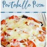 Low carb portobello pizza